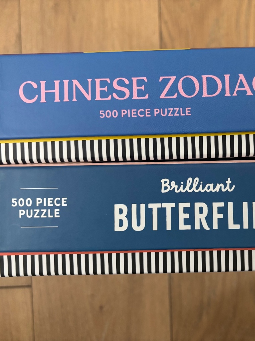 2/ 500 piece Puzzles (Chinese Zodiac & Brilliant Butterflies) Mudpuppy - Picture 2 of 5